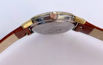 Thumbnail von Omega Seamaster DeVille De Ville Vintage Automatic Automatik Linen Dial