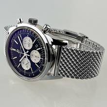 Thumbnail von Breitling Transocean Chronograph Caliber 01 limited Edition XXXX/2000 Ref. AB0151-018 Stahl Stahl Full Set NOS ungetragen (teilverklebt) EK 06/2011 Erstbesitz