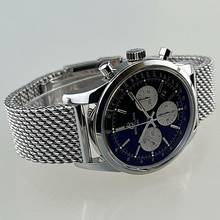 Thumbnail von Breitling Transocean Chronograph Caliber 01 limited Edition XXXX/2000 Ref. AB0151-018 Stahl Stahl Full Set NOS ungetragen (teilverklebt) EK 06/2011 Erstbesitz