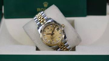 Thumbnail von Rolex Lady-Datejust 31 Steel Gold - Champagne Diamond - like New - Fullset - 2013