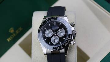 Thumbnail von Rolex Daytona Oysterflex Black - Baby LeMans - like New LC100 - Fullset - 11/2025