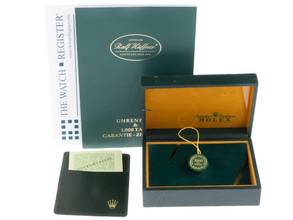 Thumbnail von Rolex Oysterdate Precision open 6/9 Ref.6694 1971 original Box sehr gut Vintage Oysterdate Precision open 6/9 Krokoleder