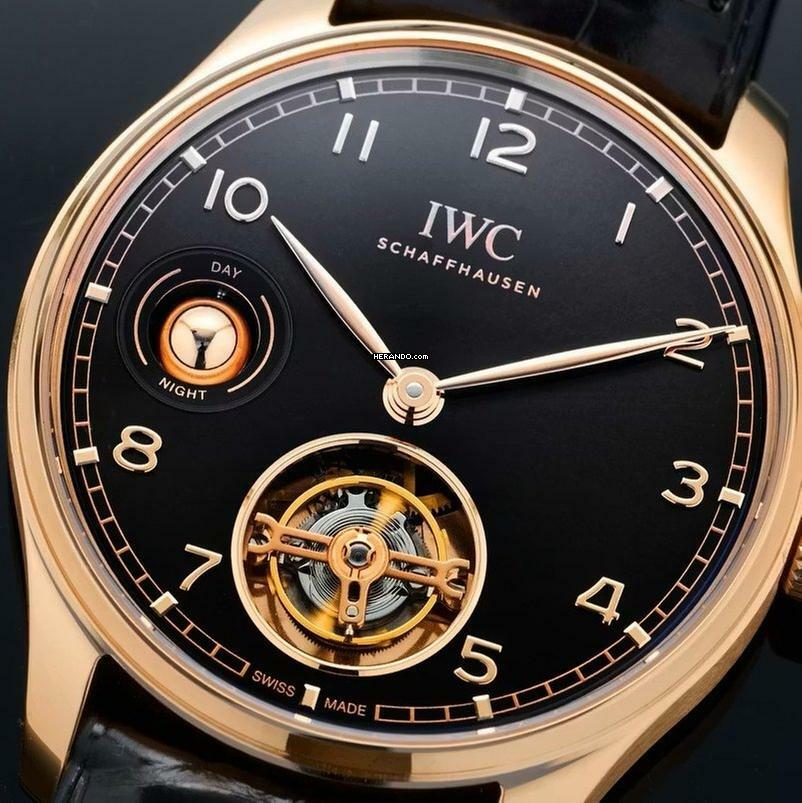 IWC Portugieser Tourbillon Hand-wound Tourbillon Day Night NEW FULL SET