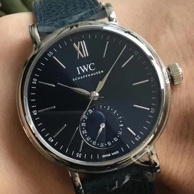 IWC Portofino Automatic Pointer Date Laureus Limited NEW FULL SET