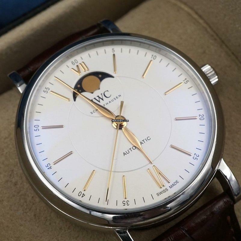IWC Portofino Automatic Moon Phase NEW FULL SET