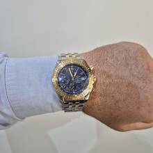 Thumbnail von Breitling Chronomat Evolution Ouro Rosé & Aço Blue Dial 44mm Automático Completo