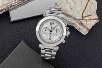 Thumbnail von Cartier Pasha Seatimer Stahl Automatik Herrenuhr Ref. W31030H3 Box