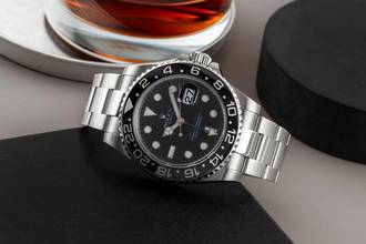 Thumbnail von Rolex GMT-Master II Oyster Edelstahl Automatik Herrenuhr Ref. 116710LN V-Serie
