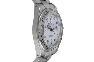 Thumbnail von Rolex Explorer II White Dial Polar Edelstahl Automatik Herrenuhr Ref. 16570 B&P
