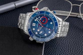 Thumbnail von Omega Seamaster Diver 300 M Americas Cup Stahl Herrenuhr Ref. 210.30.44.51.03.002