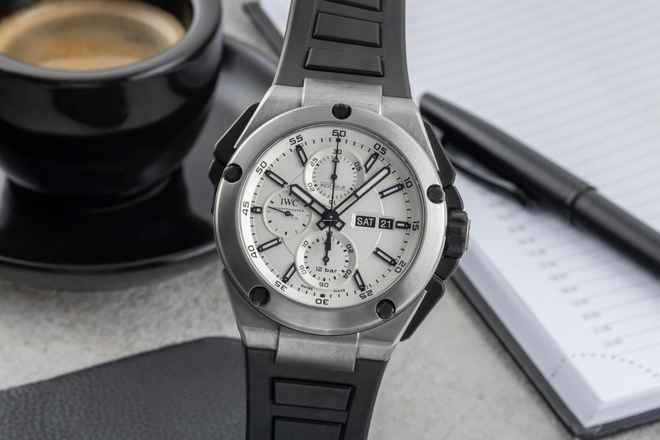  IWC Ingenieur Chronograph Titan Automatik Herrenuhr Ref. IW386501 Box 