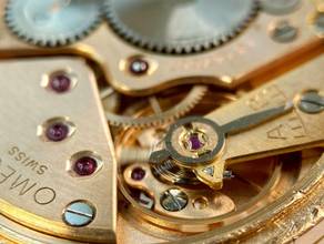 Thumbnail von Omega Classic Serviced Vintage Rose Gold Plated Black Honeycomb Dial 2706 2706