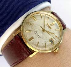 Thumbnail von Omega Seamaster DeVille Serviced Seamaster De Ville Vintage Automatic Automatik Linen Dial Date