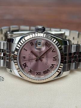  Rolex Lady-Datejust Pink dial Top condition 26mm - Superjubilee 