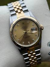 Thumbnail von Rolex Datejust 36 Top Condition small diamonds - no stretch