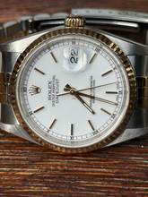 Thumbnail von Rolex Datejust 36 Top Condition no stretch white dial