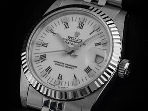 Thumbnail von Rolex Datejust 31 Medium open 6/9 Ref.68274 1988 Full Set wie Neu Vintage Datejust Medium open 6/9 Stahl 18kt Weißgold