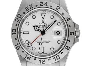 Thumbnail von Rolex Explorer II Ref.16570 1995 Box&Beschreibung sehr gut Vintage Explorer II