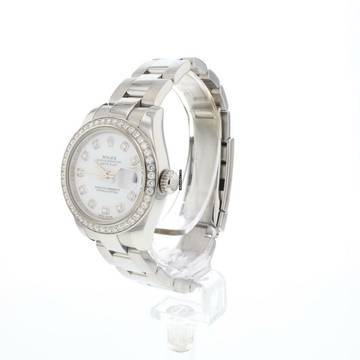  Rolex Lady-Datejust 26 Diamond Bezel White Diamond Dial 