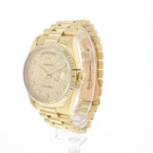 Thumbnail von Rolex Day-Date 36 Yellow Gold Champagne Logo Diamond Dial