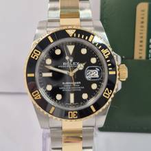 Thumbnail von Rolex Submariner Date Ouro & Aço Ceramic 40mm Automático Completo