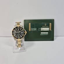 Thumbnail von Rolex Submariner Date Ouro & Aço Ceramic 40mm Automático Completo