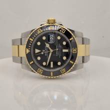 Thumbnail von Rolex Submariner Date Ouro & Aço Ceramic 40mm Automático Completo