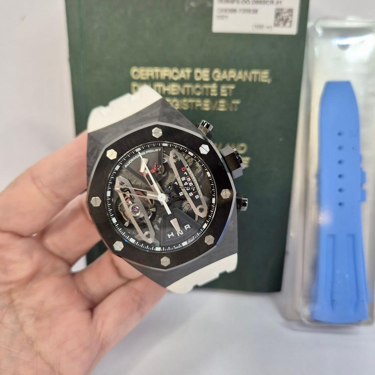 Audemars Piguet Royal Oak Concept Tourbillon Chrono 10 Days Carbon & Ceramic 44mm Completo