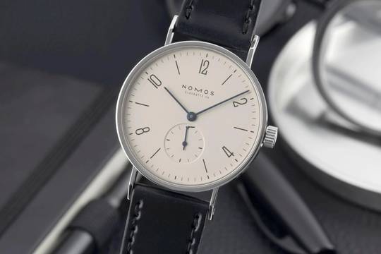  NOMOS Tangente Limited Edition Expo 2000 Stahl Herrenuhr Box & Papiere 1998 