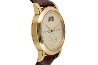 Thumbnail von A. Lange & Söhne Saxonia Großdatum 18K (0,750) Gold Handaufzug 105.021 Box