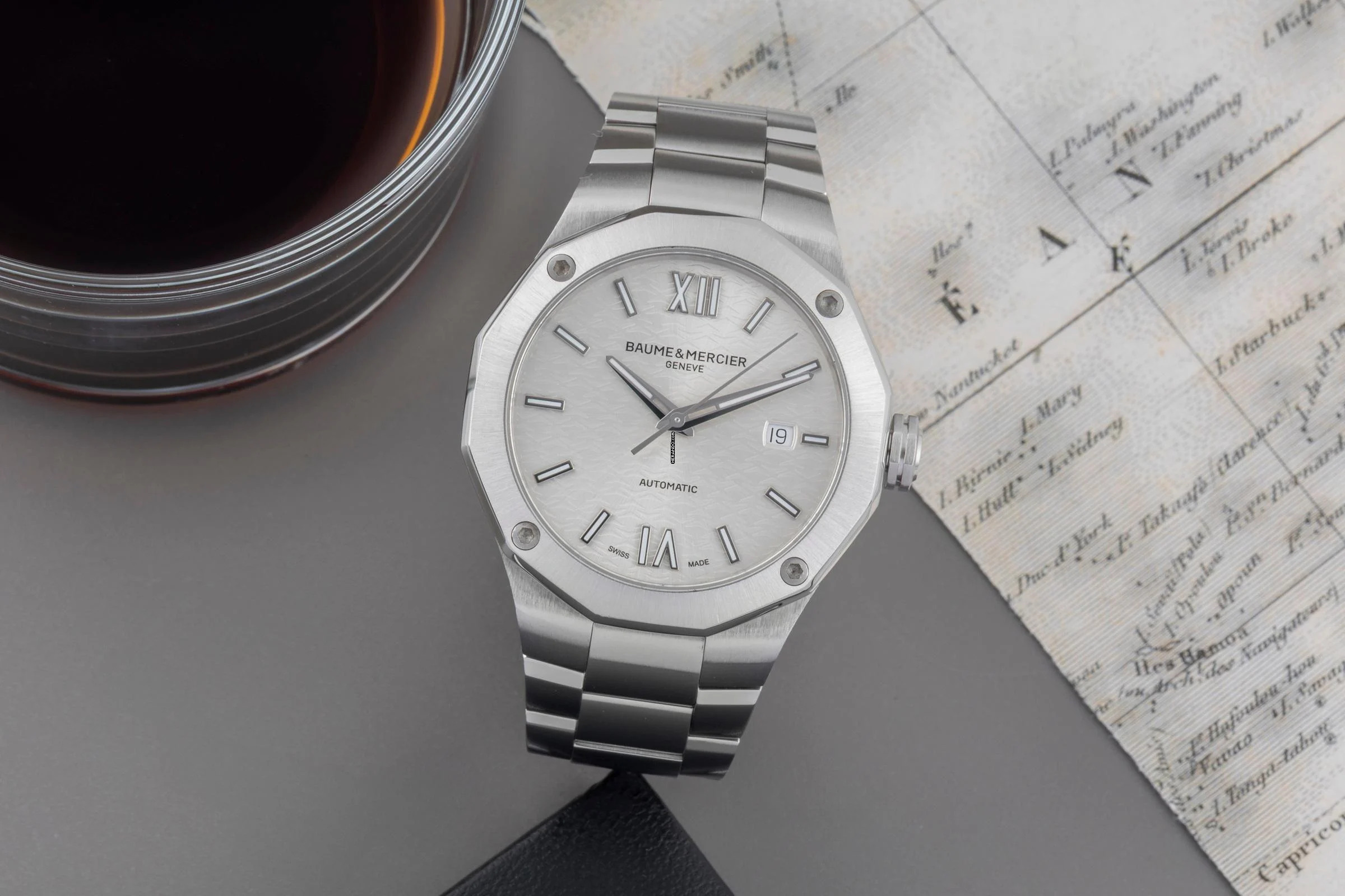 Baume & Mercier Riviera 42MM Edelstahl Automatik Herrenuhr Ref. M0A10622 65901