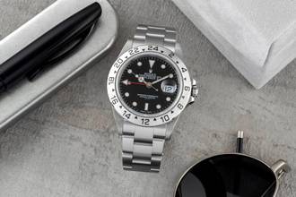 Thumbnail von Rolex Explorer II Black Dial Edelstahl Automatik Herrenuhr Ref. 16570 P-Serie