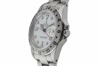Thumbnail von Rolex Explorer II White Dial Edelstahl Automatik Herrenuhr Ref. 16570 B&P 2003
