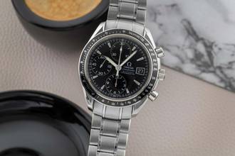Thumbnail von Omega Speedmaster Date Chronograph Stahl Automatik Ref. 3210.50.00 B&P 2011