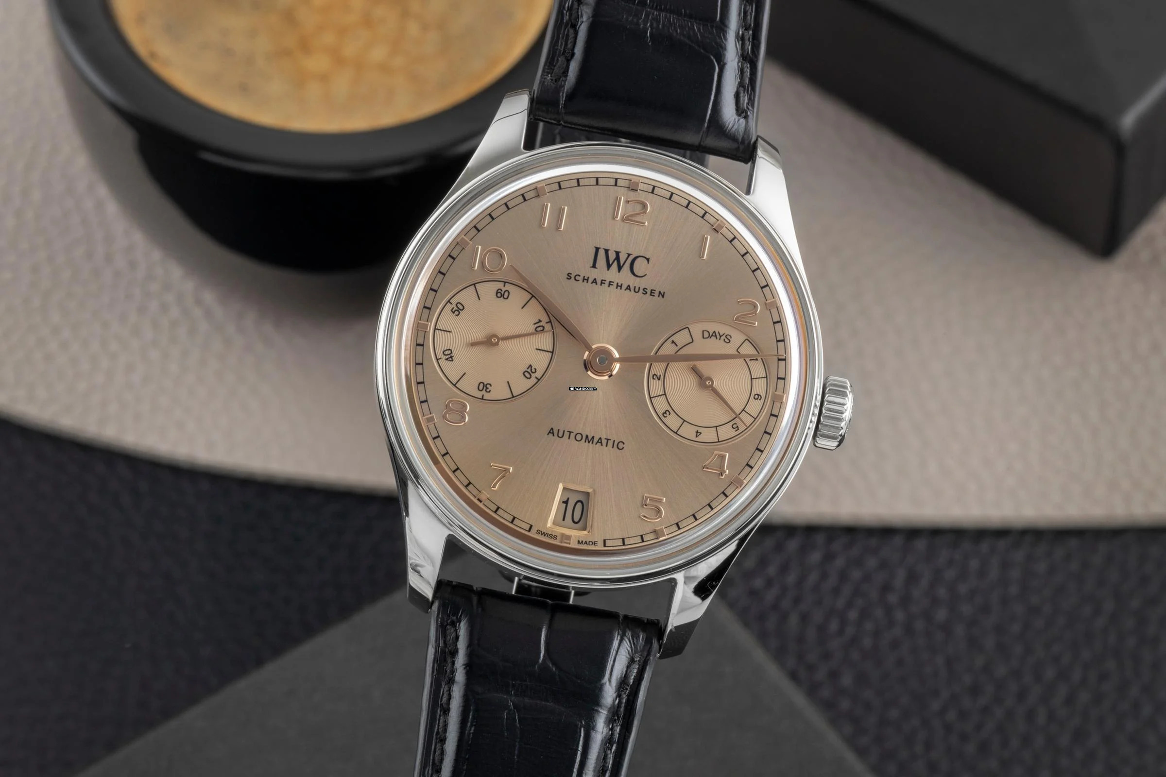 IWC Portugieser Automatik 42 Automatik Stahl Herrenuhr Ref. IW501705