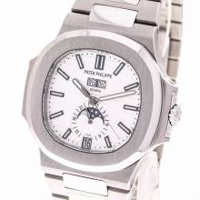 Thumbnail von Patek Philippe Nautilus White Annual Calendar – 5726/1A-010 – like NEW – 2013 Full Set