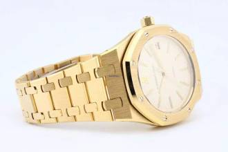 Thumbnail von Audemars Piguet Royal Oak Jumbo 36 Mini Jumbo White Dial - With Box - 24 Months Warranty - 14700BA 1990