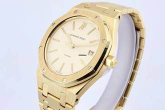 Thumbnail von Audemars Piguet Royal Oak Jumbo 36 Mini Jumbo White Dial - With Box - 24 Months Warranty - 14700BA 1990