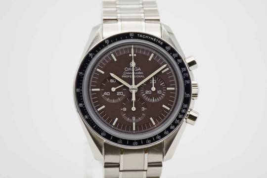  Omega Speedmaster Professional Moonwatch Brown Dial Saphire Sandwich aus 2013 