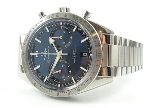 Omega Speedmaster '57 Chronograph Blue New with Box and Papers