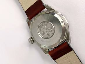 Thumbnail von Omega Seamaster 60 Automatic Automatik Vintage Diver Burgundy 166062 Big Crown 166062