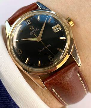  Omega Seamaster Serviced Seamaster Automatic Automatik Vintage Black Restored Dial 14701 14701 