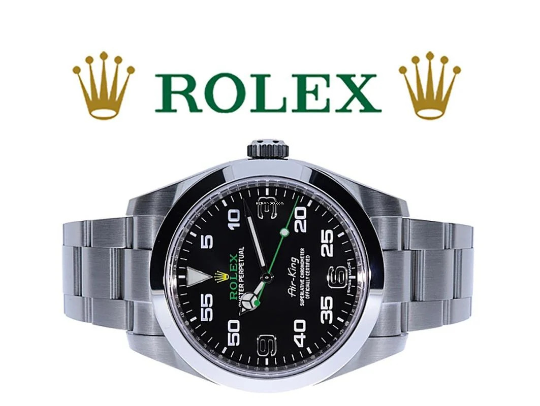 Rolex Air King WIE NEU AUS 2018 - SERVICE 2014