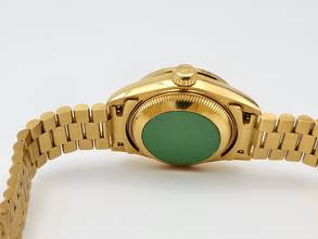 Thumbnail von Rolex Lady-Datejust 26 mm 18 Kt. Gold top condition serviced Factory diamonds