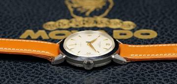 Thumbnail von Movado STUNNING 1950'S NOS SPORT WITH FB WATERPROOF CASE VINTAGE RARE