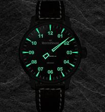 Thumbnail von Meistersinger Archao DLC Herrenuhr Automatik schwarz - AR902BL