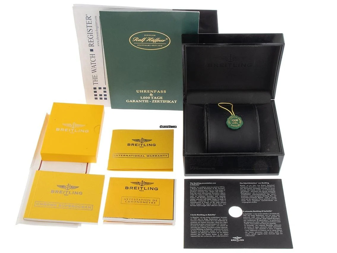 Breitling Superocean Chronograph II Ref.A13340 2007 Full Set sehr gut Vintage Superocean