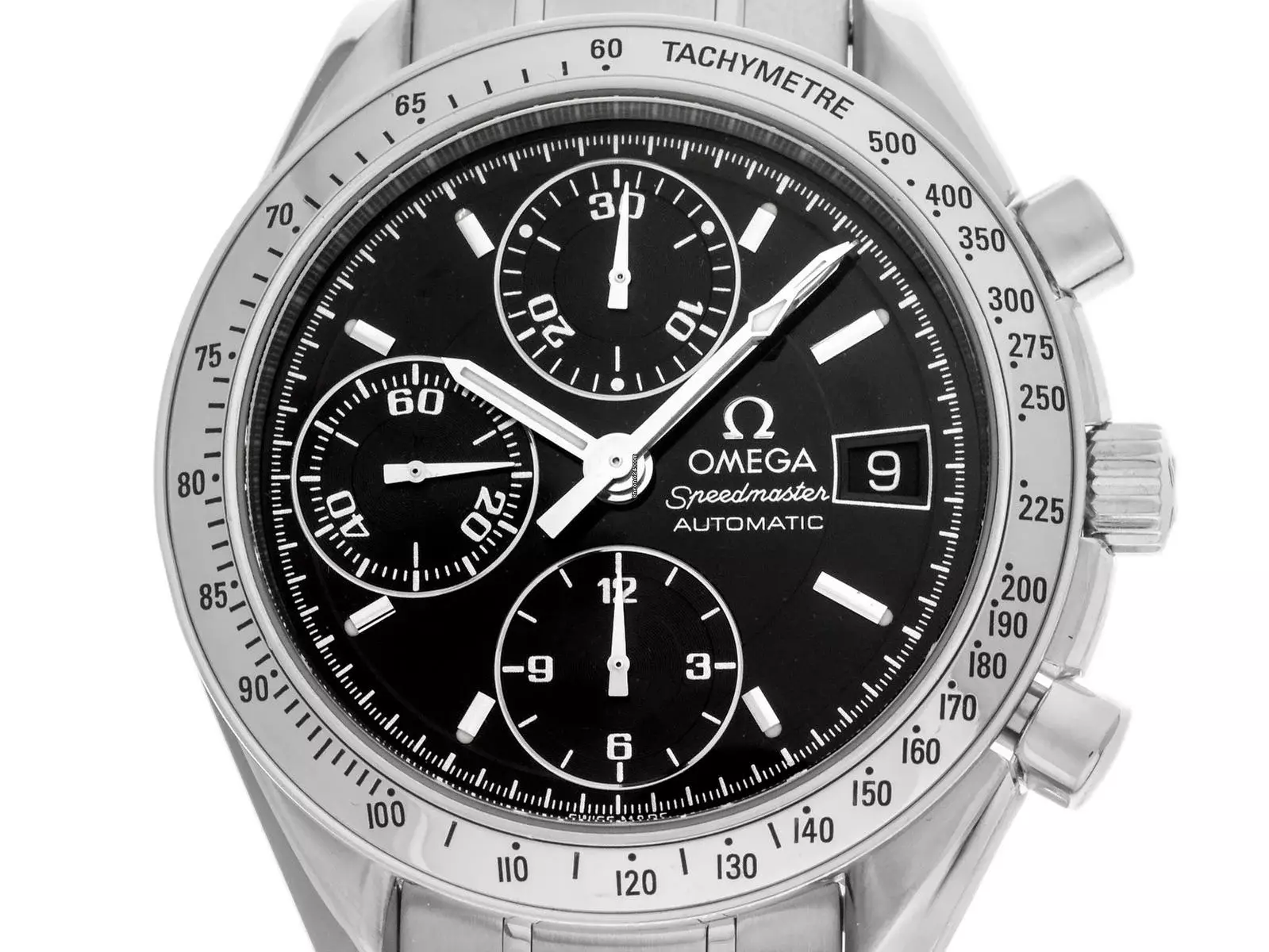 Omega Speedmaster Date Ref.3513.50.00 2000 Full Set sehr gut Vintage Speedmaster Date