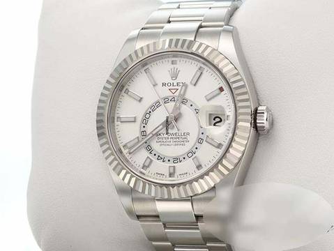  Rolex Sky-Dweller 326934 2018 Edelstahl Weissgold 750 Automatik Stainless Steel 18kt White Gold Oyster-band Chronometer 