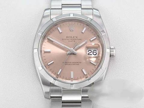  Rolex Oyster Perpetual Date 34mm Edelstahl 115210 2010 Damen Herren Stahl Stainless Steel Oyster-band Chronometer 